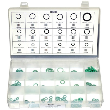 Auveco NITRILE AIR CONDITIONING O RING KIT 18885